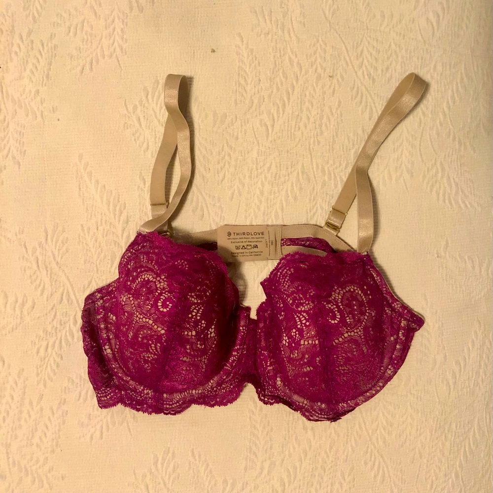 Thirdlove lace bslconette bra